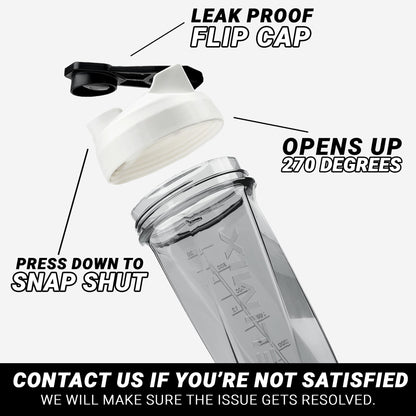 HELIMIX 2.0 Vortex Blender Shaker Bottle Holds upto 28oz | No Blending Ball or Whisk | USA Made | Portable Pre Workout Whey Protein Drink Shaker Cup | Mixes Cocktails Smoothies Shakes | Top Rack Safe