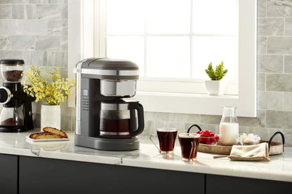 KitchenAid KCM1209DG Drip Coffee Maker, 12 Cup, Matte Grey