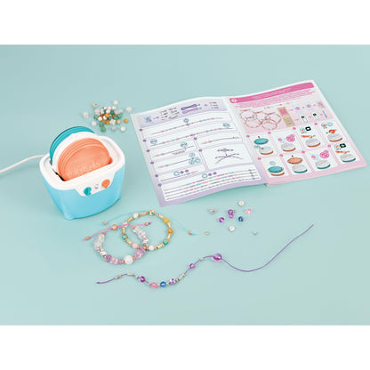 Make It Real: Rock Tumbler & Polish-Shine Bead Tumbler – 327pc Jewelry Craft Kit, Natural Stone Polishing Machine, Create 8 Bead Bracelets, Tweens-Girls-Kids 8+