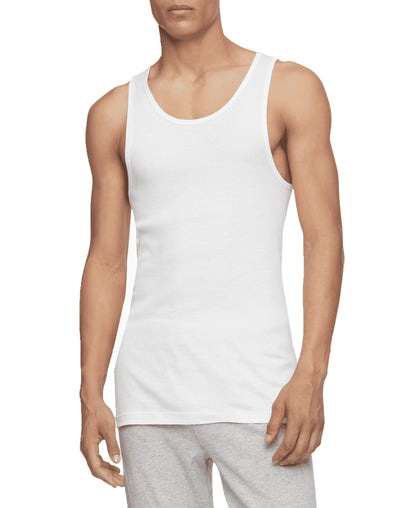 Calvin Klein Mens 100% Cotton T-Shirt Packs 5 Black - Short Sleeve Crewneck 2XL