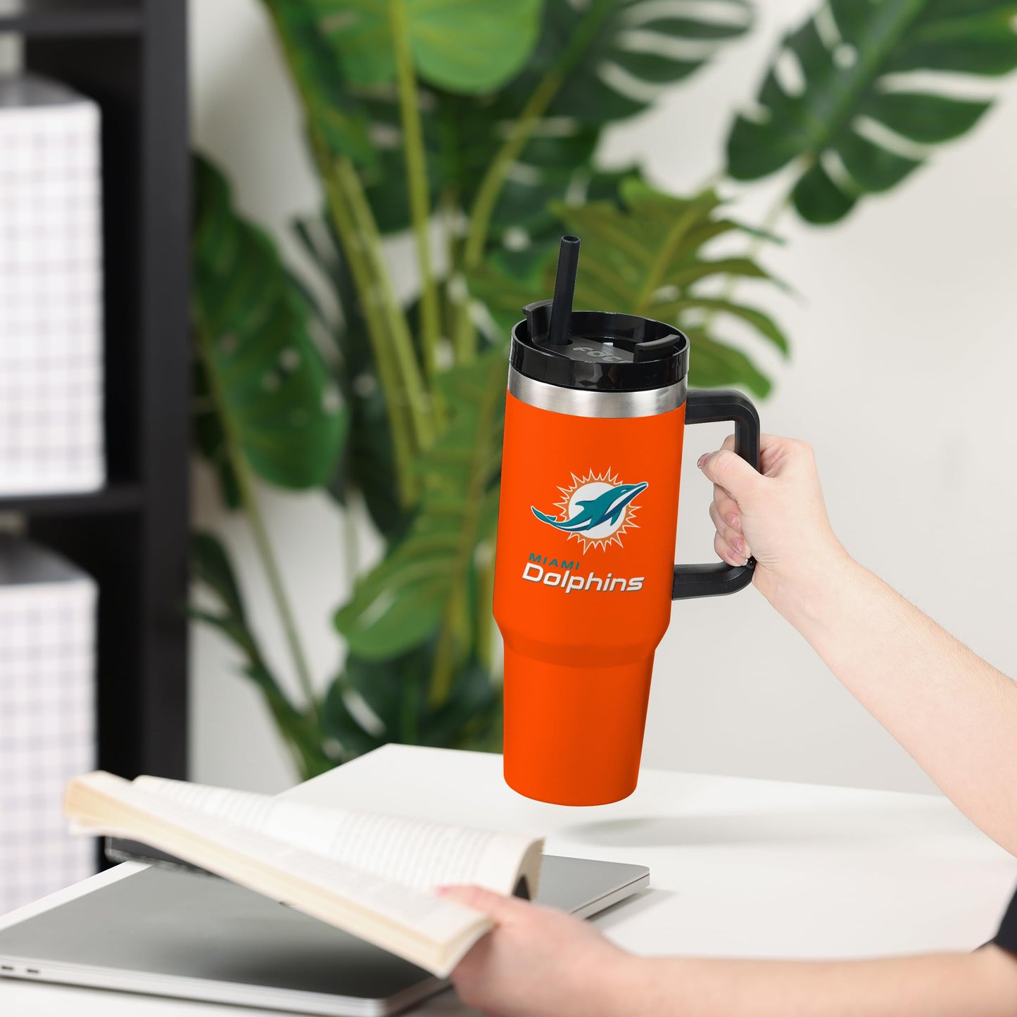 FOCO Miami Dolphins NFL 40 oz XL Tumbler - Team Color