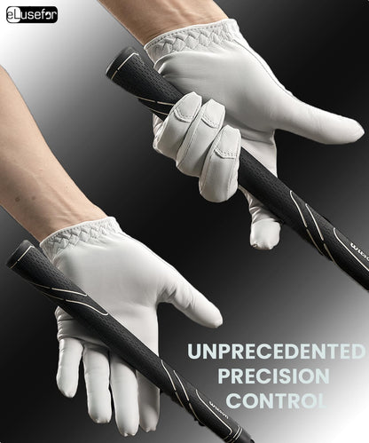 eLusefor PrecisionPro Golf Glove - Experience, Precision & Control - Second-Skin Fit, Moisture-Wicking, Durable, Ergonomic Design for Every Swing