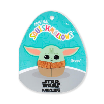 Squishmallows Original 12in “Star Wars” Grogu Plush (Medium-Sized)