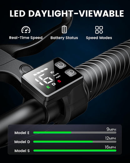 AWWSCOOTER C1 Electric Scooter with Seat for Adults, 450W Powerful Motor, 20 Mile Long Range, 16 Mph Foldable Commuter E-Scooter with Basket for Daily Commute, Grocery, or Pet Travel – Classic Black