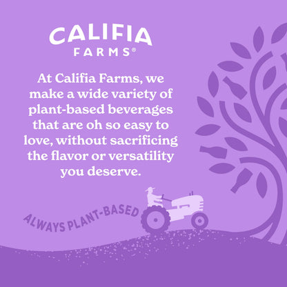 Califia Farms – Vanilla Oat Barista Blend Oat Milk, 32 Oz (Pack of 6), Shelf Stable, Dairy Free, Plant Based, Vegan, Gluten Free, Non GMO, Milk Frother, Creamer, Blue