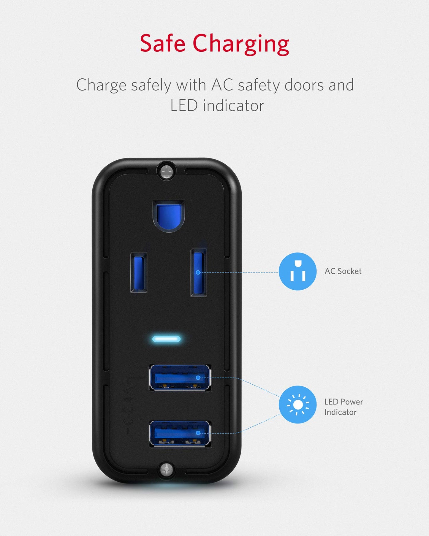 vansoet 150W Power Inverter DC 12V to 110V AC Car Inverter with 4.2A Dual USB Car Adapter (Red) (Black)