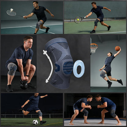 NEENCA Professional Knee Brace for Pain Relief, Medical Knee Compression Sleeve, Knee Support with Horizontal Knit Tech for Meniscus Tear, ACL, Arthritis, Joint Pain, Runner, Workout