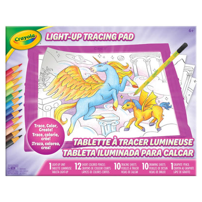 Crayola Light Up Tracing Pad - Pink, Art Kit for Kids, Kids Toys & Games, Light Box, Holiday Gifts for Girls & Boys, 6+ [Amazon Exclusive]