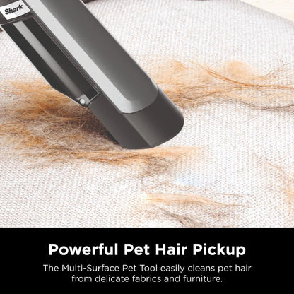 Shark WV201 WANDVAC Handheld Vacuum, Lightweight at 1.4 Pounds with Powerful Suction, Charging Dock, Single Touch Empty and Detachable Dust Cup,Graphite, Slate