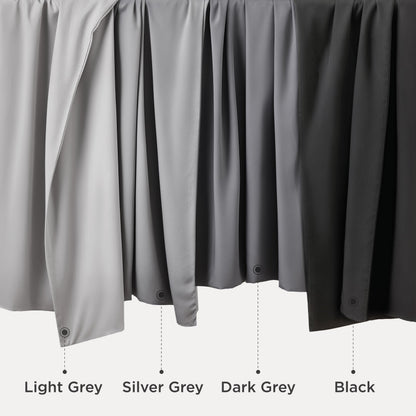 Bedsure Cooling Pillow Cases Queen Size Set of 2, Rayon Derived from Bamboo Cooling Pillowcases for Hot Sleepers, Cool Pillow Covers with Envelope Closure, Gifts for Women Men, Dark Grey, 20x30 Inches