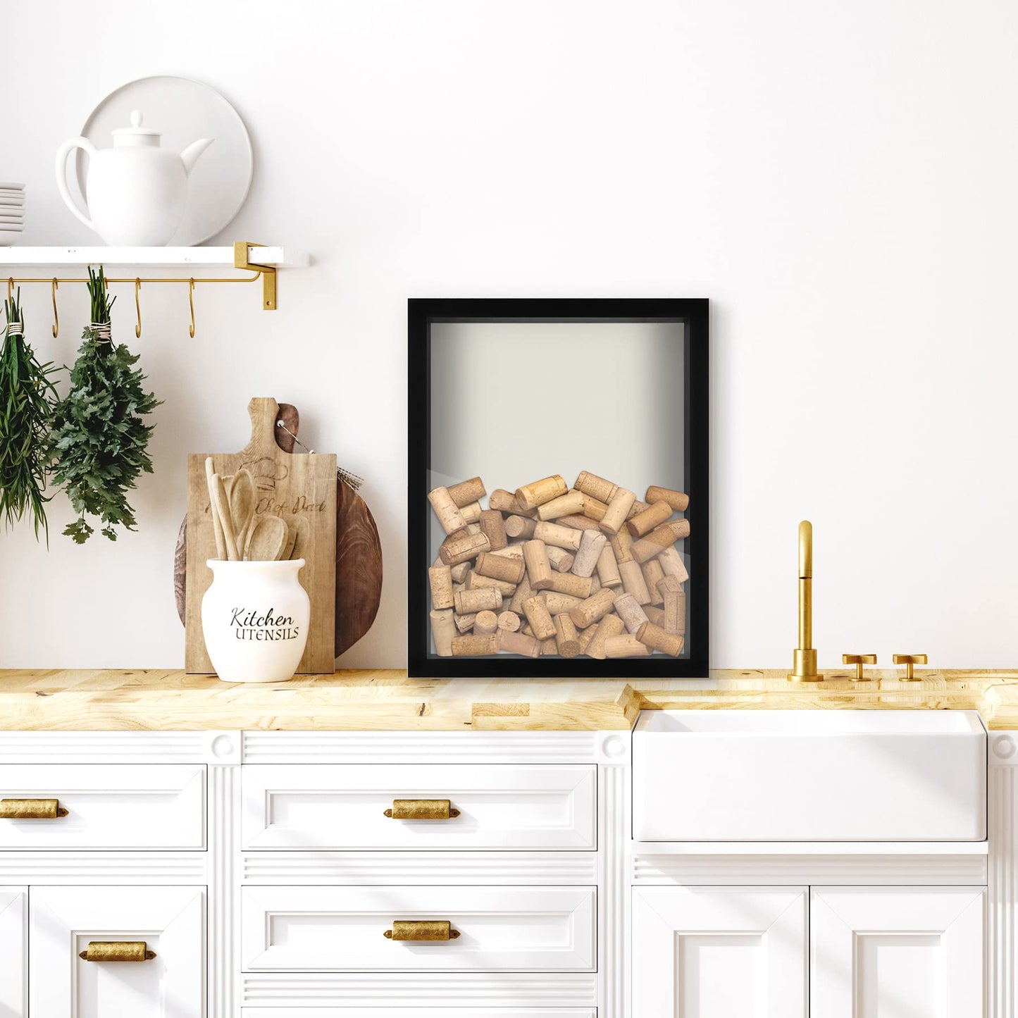 Americanflat 11x14 Shadow Box Frame with Shatter-Resistant Glass - Silhouette Collection - Large Shadow Box Display Case for Tabletop and Wall Display - Black with Soft Felt Back