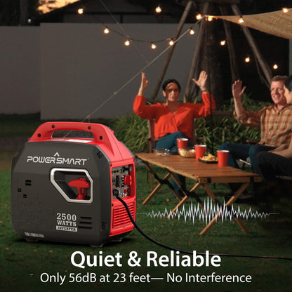 2500-Watt Portable Inverter Generator with Quiet Technology
