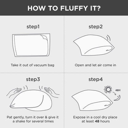 Bedsure Pillows Standard Size Set of 2 - Standard Size Bed Pillows 2 Pack Hotel Quality Premium Down Alternative for Sleeping Soft and Supportive Filling for Side, Back Sleepers (19"x26")