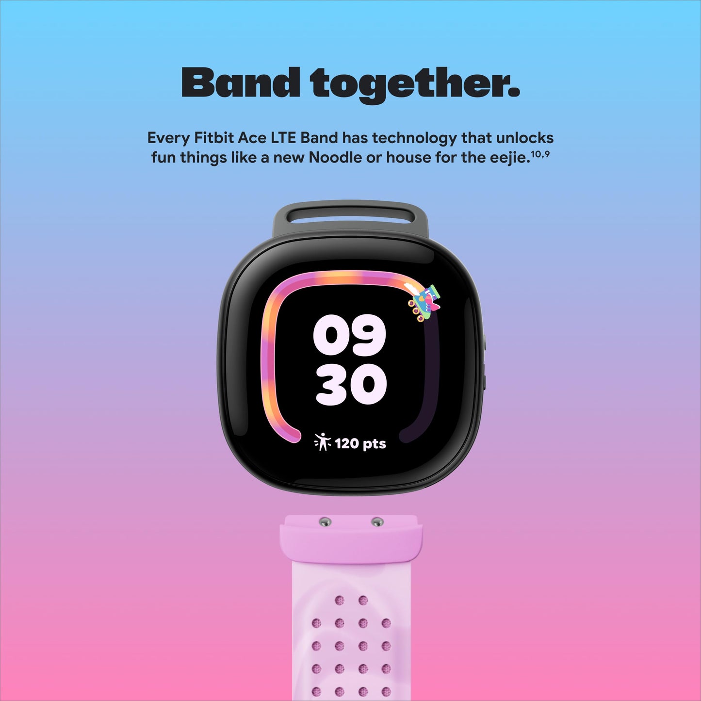 Fitbit Google Ace LTE - Kids Smartwatch with Call, Message, GPS, and Activity-Based Games, Ace Pass Data Plan Required - Spicy - Moovin