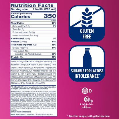 Ensure COMPLETE Milk Chocolate Nutrition Shake, Complete, Balanced Meal Replacement, Ready To Drink, 30g Protein, 25 Vitamins & Minerals, 10 fl oz—24 Pack