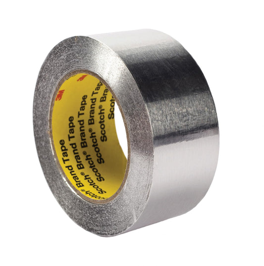 3M Aluminum Foil Tape 425, Silver, 19 mm x 55 m, 4.6 mil