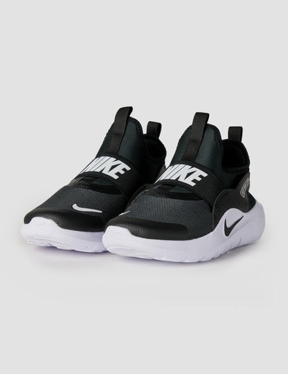 Nike Big Kid's Flex Runner 4 Running Shoe, Black/Black-White, 4Y