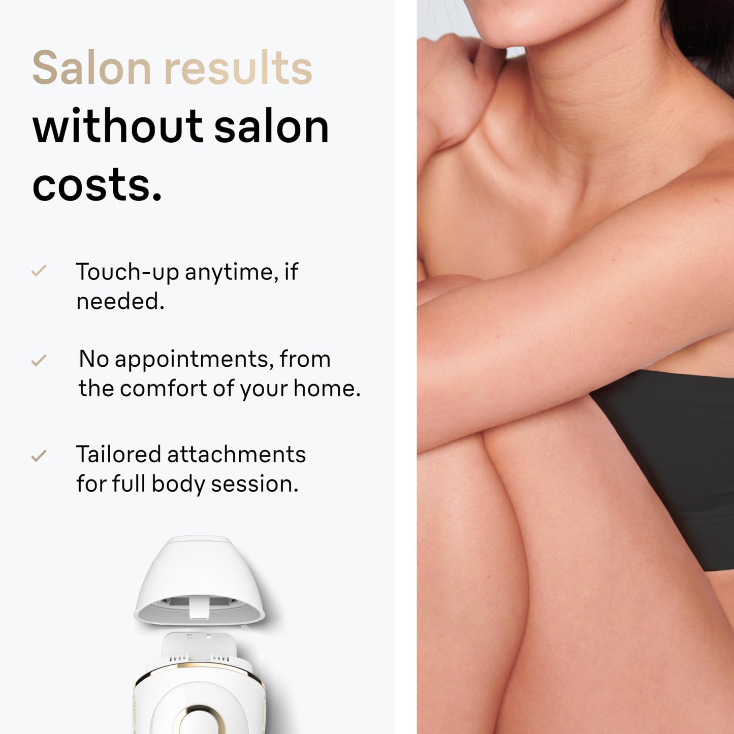 Braun IPL Silk·Expert, at Home Laser Hair Removal, Pro 5 PL5347 Latest Generation IPL, Holiday Gifts for Women and Men, Hair Removal System with Wide Head and Two Precision Heads