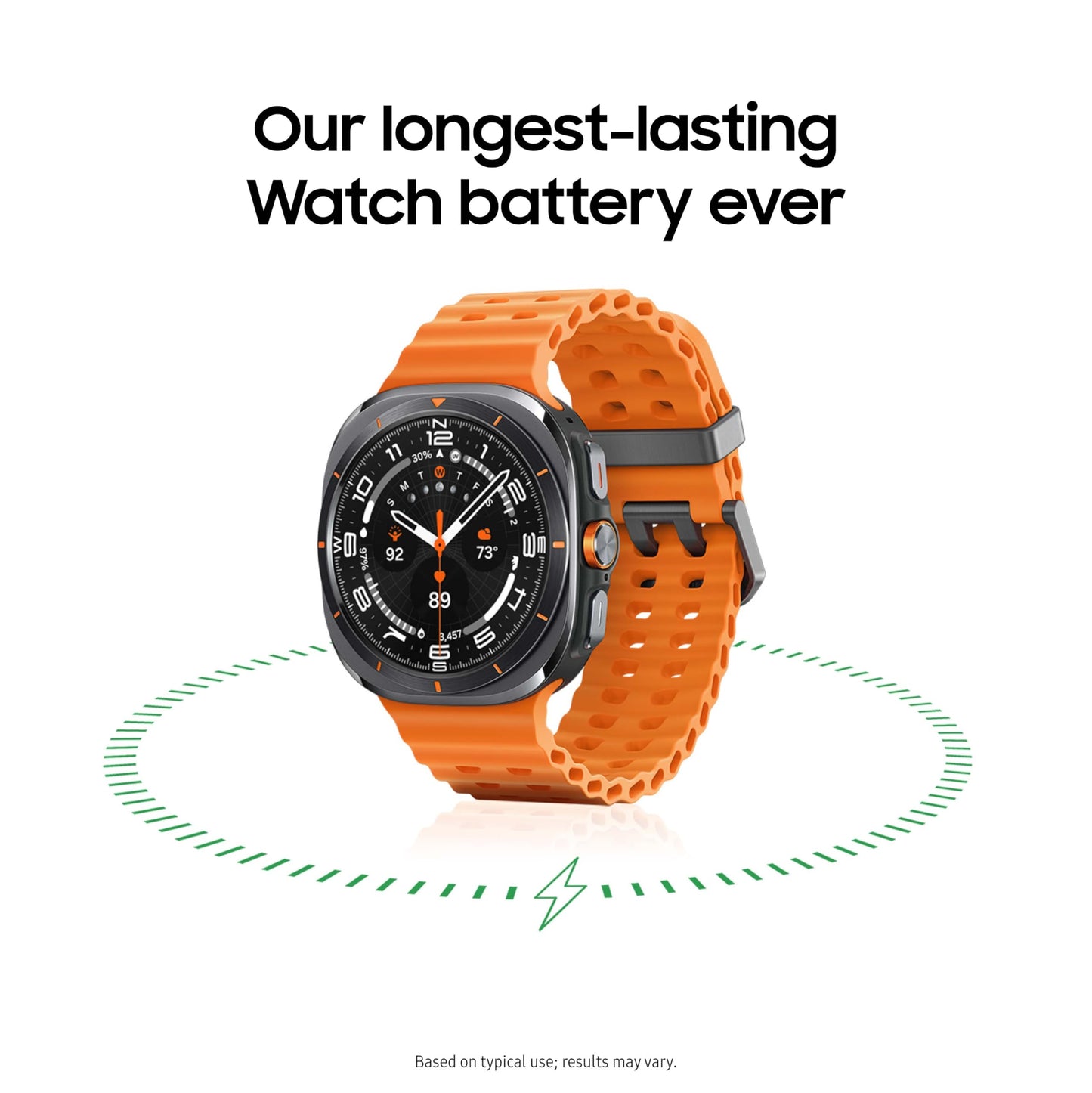 Samsung Galaxy Watch Ultra 47mm LTE AI Smartwatch w/Energy Score, Wellness Tips, Heart Rate Tracking, Sleep Monitor, Fitness Tracker, GPS, 2024,Titanium White [US Version, 1Yr Manufacturer Warranty]