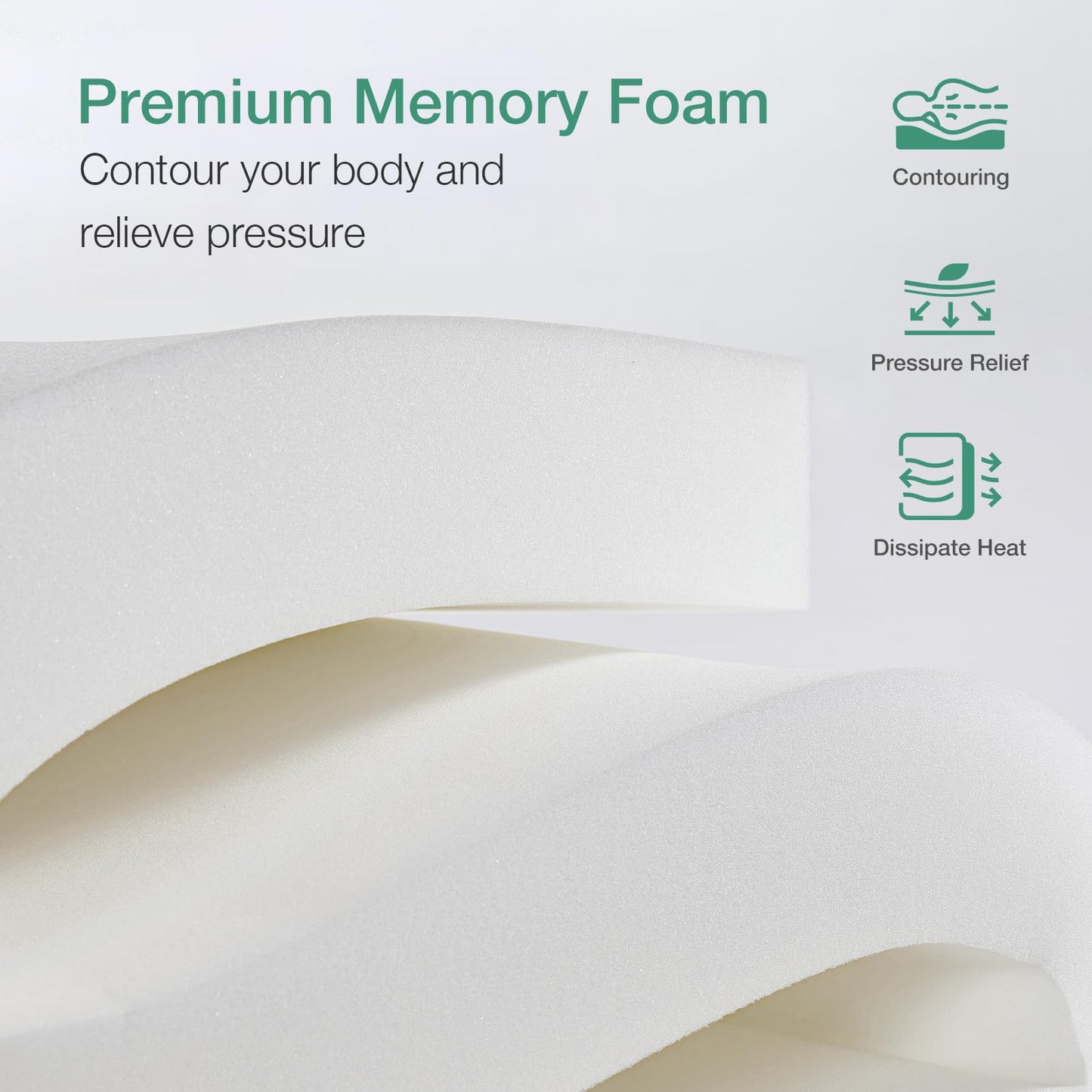 Novilla 6 Inch Twin Mattress,for Spine Support & Cooling Comfort - Twin Bed Mattress,Adaptive Foam Layer with Medium Firm- CertiPUR-US Certified for Youth/Guest Rooms,White