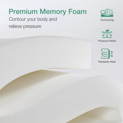 Novilla 6 Inch Twin Mattress,for Spine Support & Cooling Comfort - Twin Bed Mattress,Adaptive Foam Layer with Medium Firm- CertiPUR-US Certified for Youth/Guest Rooms,White