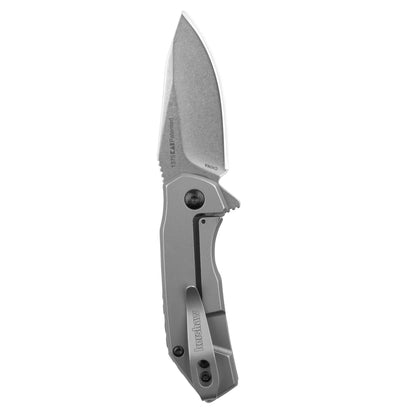 Kershaw Valve Pocket Knife; 3" 4Cr13 Stainless Steel Blade; Assisted Folder Opening Knife; Mid-Sized EDC, Outdoor Knife