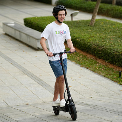 Escoone Electric Scooter for Adults, 500W Powerful Motor, 22 MPH Top Speed & 23 Miles Long Range, 10" Pneumatic Tires, Foldable E Scooter for Commuting with Double Braking System and Cruise Control