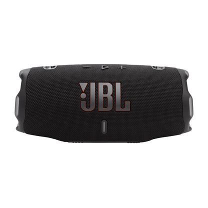 JBL Charge 6 - Portable Waterproof & Drop-Proof Bluetooth Speaker, Bold Pro Sound with AI Sound Boost, 28Hrs of Playtime, Built-in powerbank & Comes with a Sturdy/Removable Carrying Strap (Black)