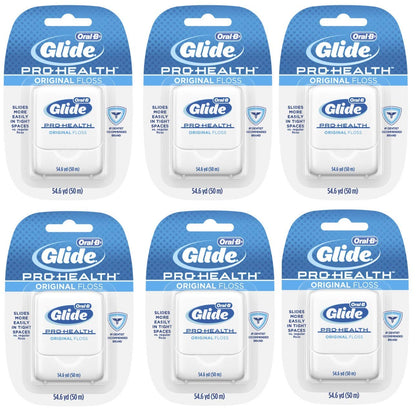 Oral-B Glide Pro-Health Original Floss 50 M (Pack of 6)