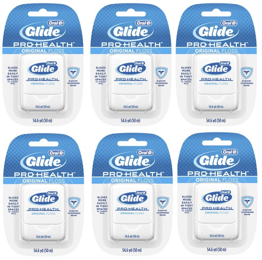 Oral-B Glide Pro-Health Original Floss 50 M (Pack of 6)