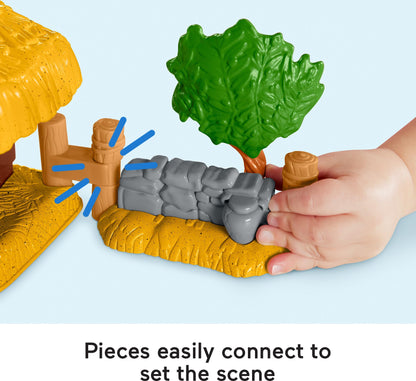 Fisher-Price Little People Toddler Toy Nativity Set with Music Lights & 18 Pieces for Christmas Pretend Play Kids Ages 1+ Years