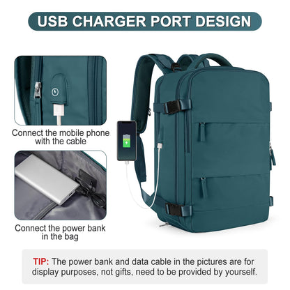 coofay Travel Backpack For Women Men Airline Approved Carry On Backpack Flight Approved Waterproof Sports Luggage Backpack Casual Daypack Small Hiking Backpack