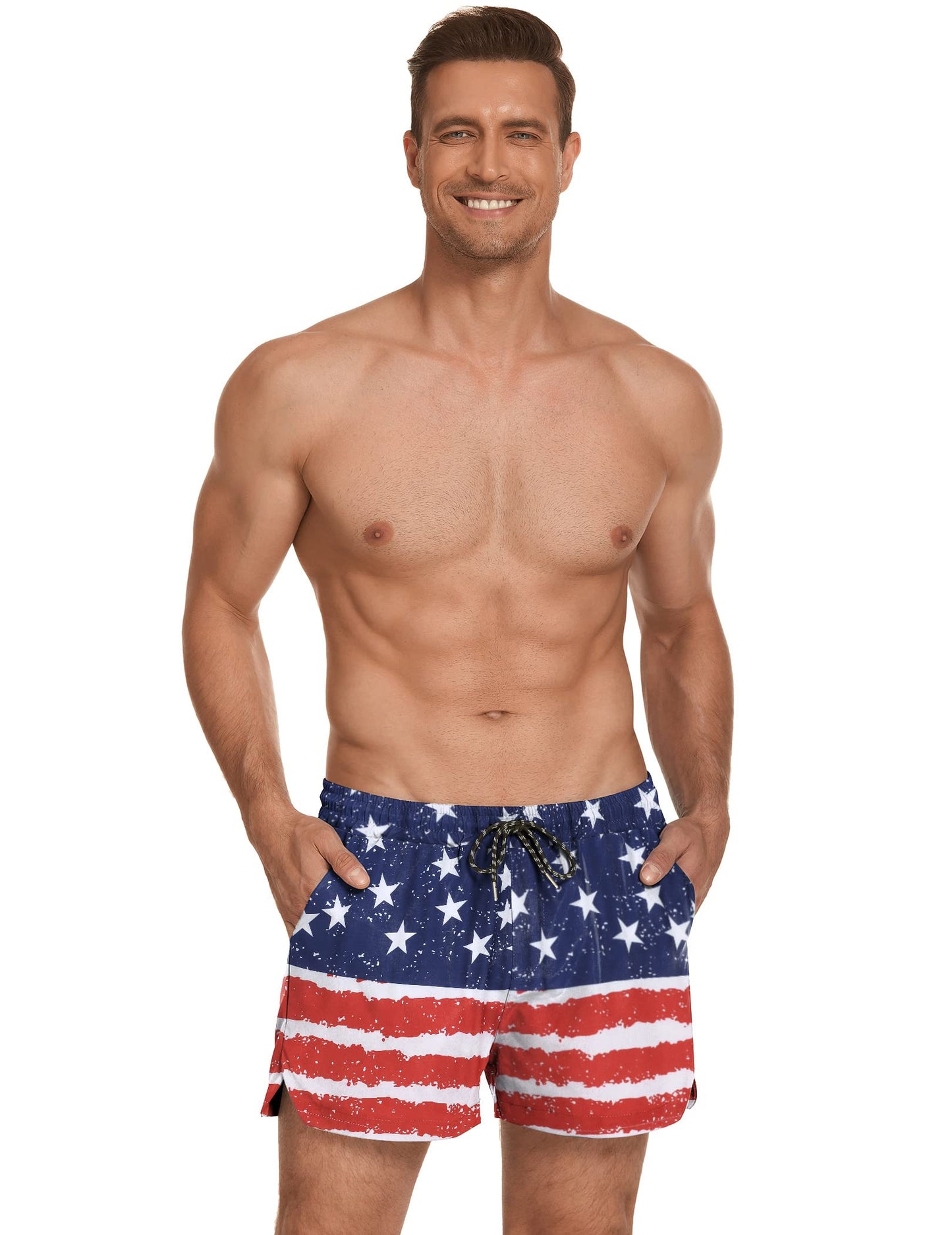 COOFANDY Men's Bathing Suit Trunks Swimwear Swimsuit Beach Britches Quick Dry Swim Board Shorts