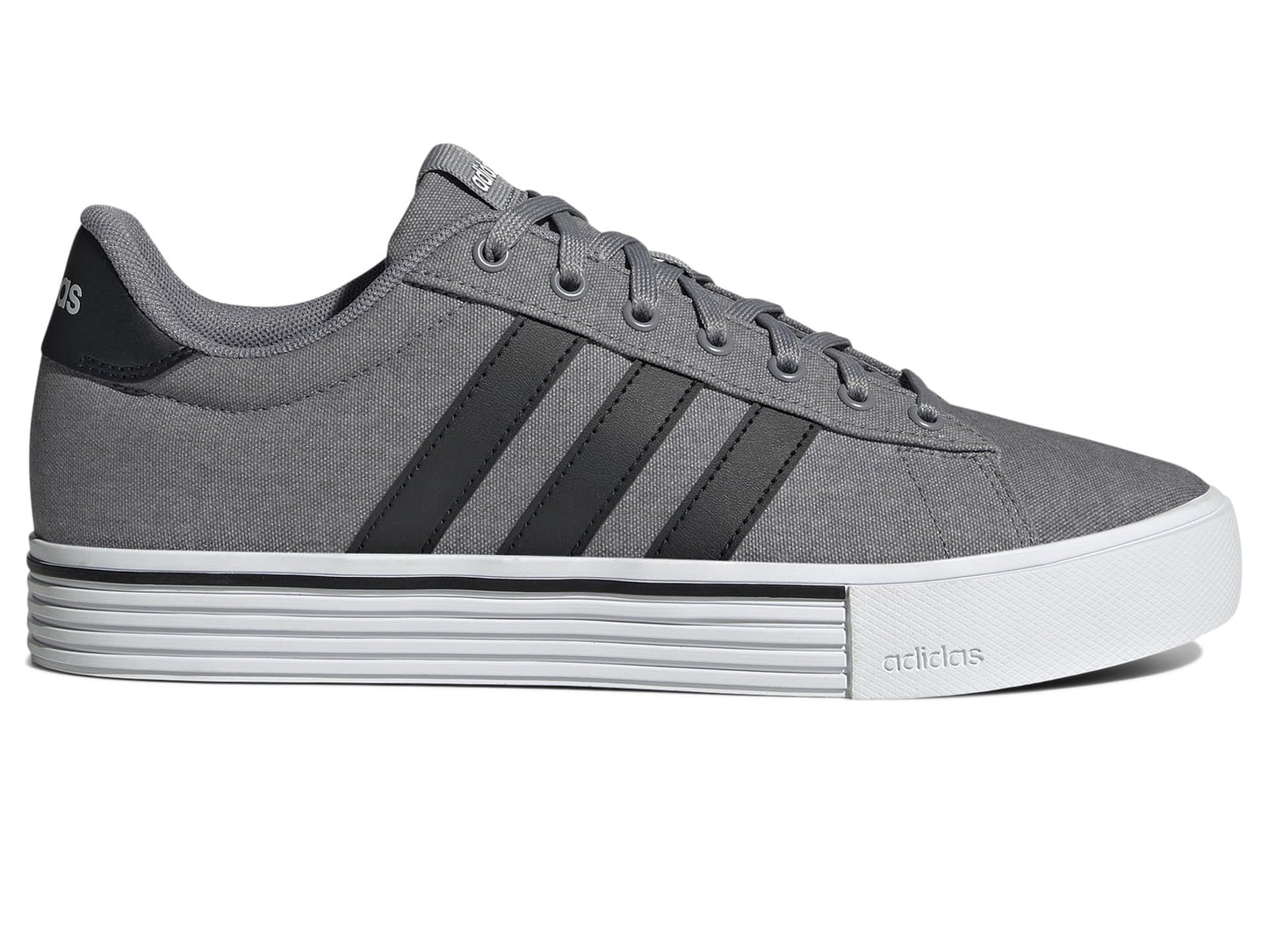 adidas Men's Daily 4.0 Sneaker, Grey/Black/White, 10