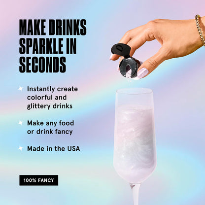 Fancy Sprinkles Moonstone Iridescent Premium Edible Glitter, 100% Edible Glitter for Sparkling Food & Drinks No Taste or Texture (4gm)