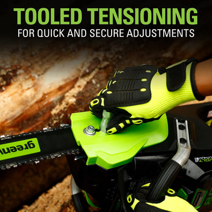Greenworks 80V 18" Brushless Cordless Chainsaw (Great for Tree Felling, Limbing, Pruning, and Firewood) / 75+ Compatible Tools), Tool Only - Battery & Charger Not Included