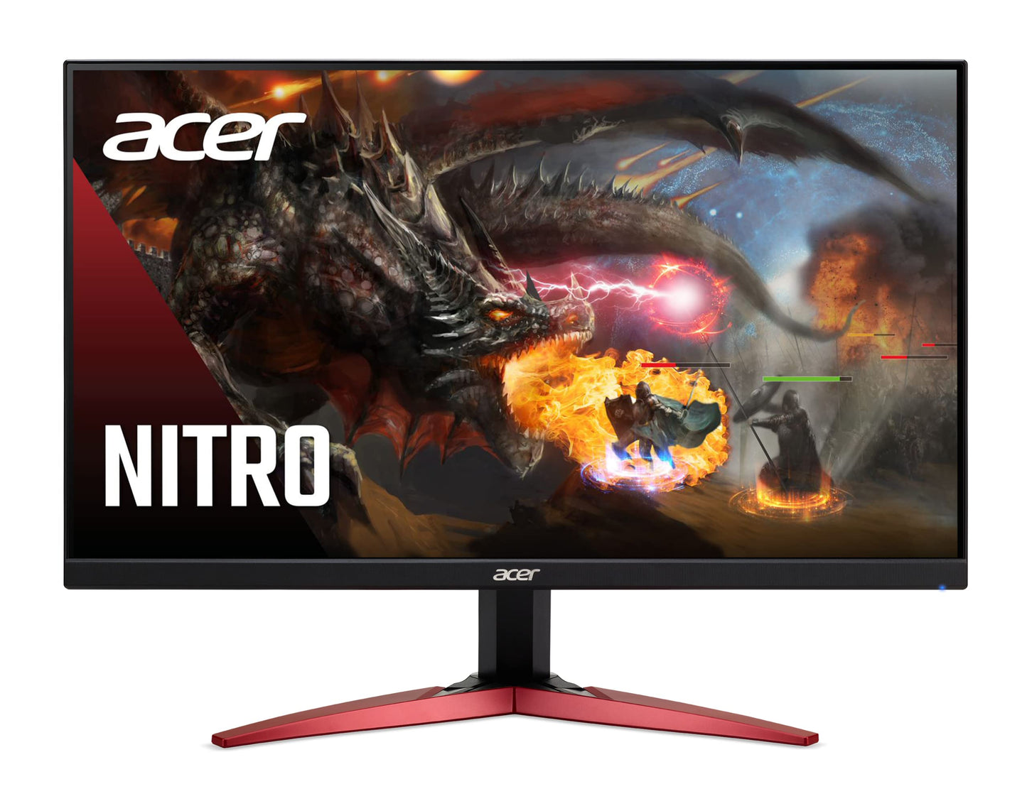 Acer Nitro KG241Y Sbiip 23.8” Full HD (1920 x 1080) VA Gaming Monitor | AMD FreeSync Premium Technology | 165Hz Refresh Rate | 1ms (VRB) | ZeroFrame Design | 1 x Display Port 1.2 & 2 x HDMI 2.0,Black