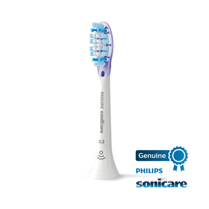 Philips Sonicare Genuine G3 Premium Gum Care Replacement Toothbrush Heads, 4 Brush Heads, White, HX9054/65