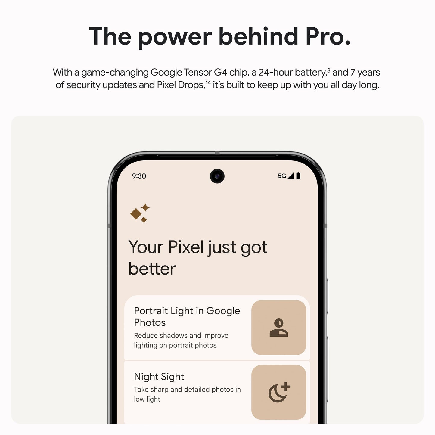 Google Pixel 9 Pro - Unlocked Android Smartphone with Gemini, Triple Rear Camera System, 24-Hour Battery, and 6.3" Super Actua Display - Obsidian - 512 GB