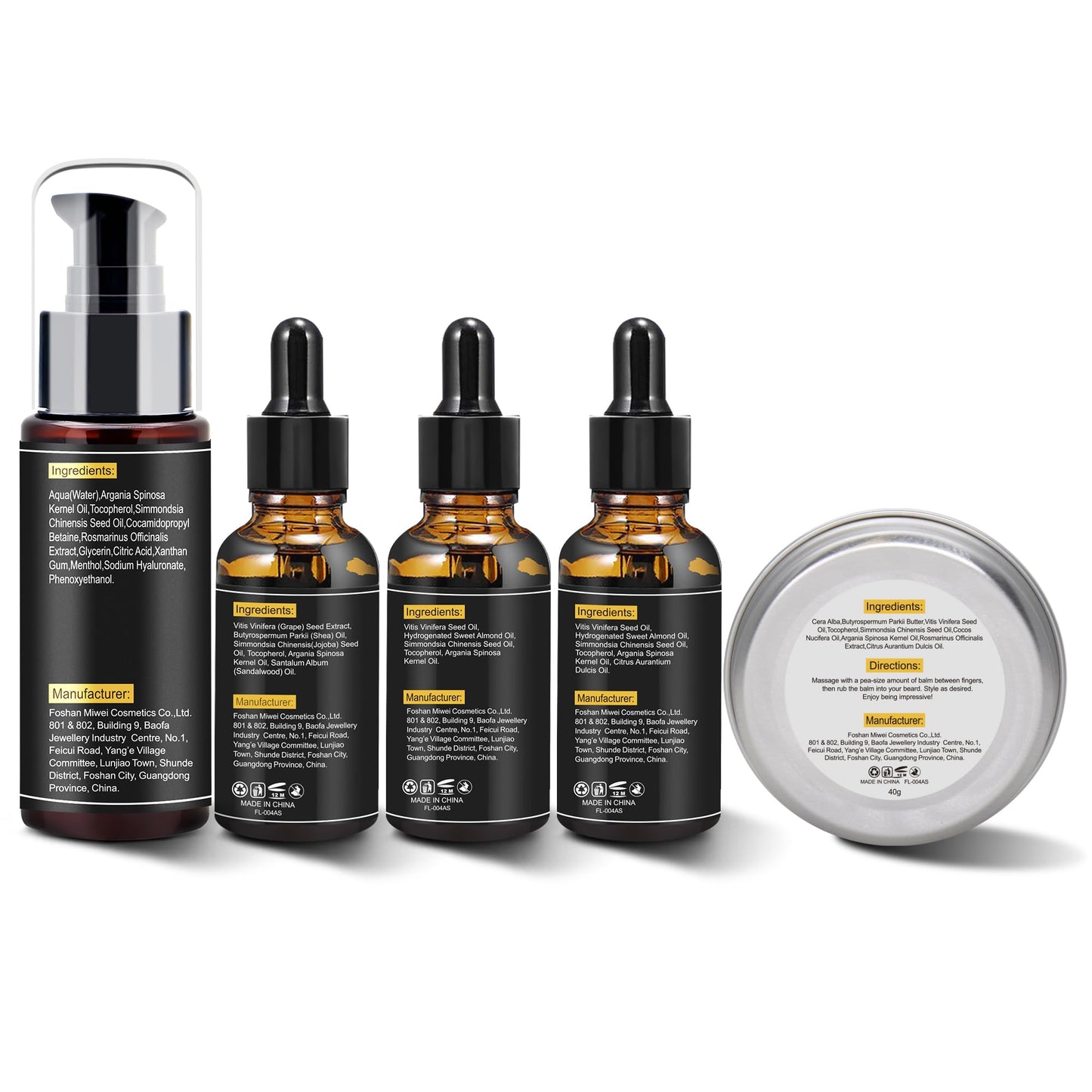 Fathers Day Dad Gifts,Beard Kit for Men Grooming & Care W/3 Pack Beard Oil, Wash, Balm, Comb, Brush, Scissors,Anniversary Birthday Gifts Ideas for Husband Him Boyfriend Men Christmas Stocking Stuffers