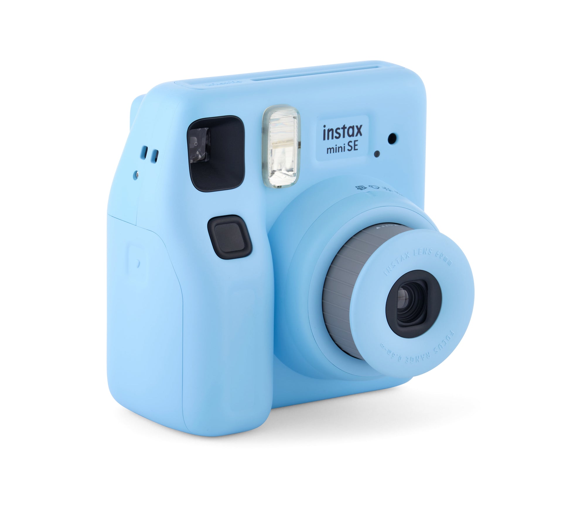 Fujifilm instax Mini SE Instant Camera with Bonus 10 pack Mini Film, Light Blue