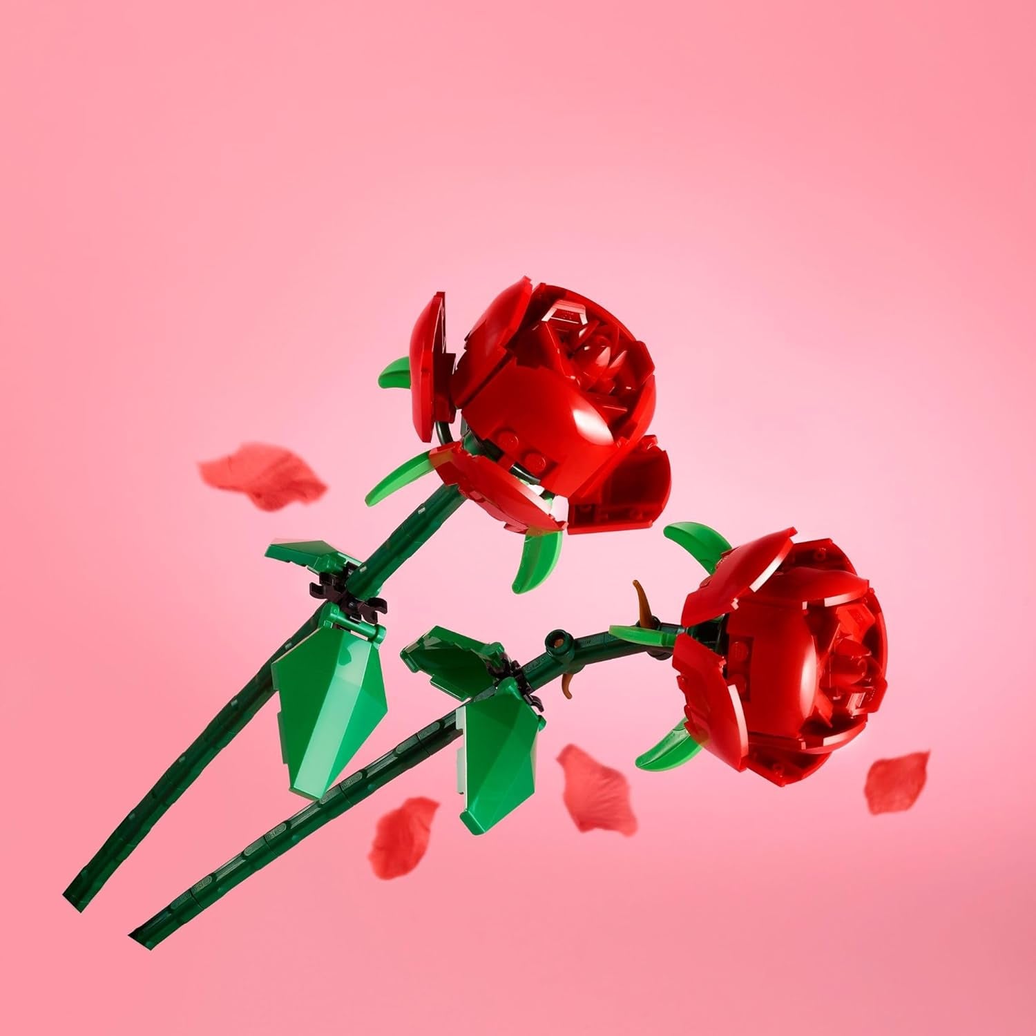 LEGO Roses - Building Toy for Kids, Girls & Boys, Ages 8+ - Artificial, Fake Roses for Home Decor & Display - Gift for Valentines Day for Her & Him - 40460