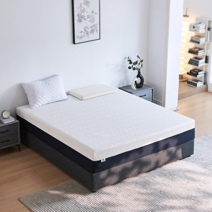 KOPEECHO Queen Mattress, 10 Inch Gel Memory Foam Mattresses, Medium Firm for Cool Sleeping, Pressure Relief, Easily Replaceable,CertiPUR-US Certified Colchón in a Box