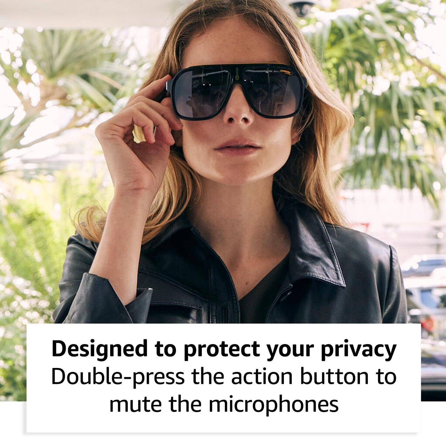 Carrera Smart Glasses with Alexa (newest model), Smart audio glasses, Cruiser black frames with gradient sunglass lenses, Navigator