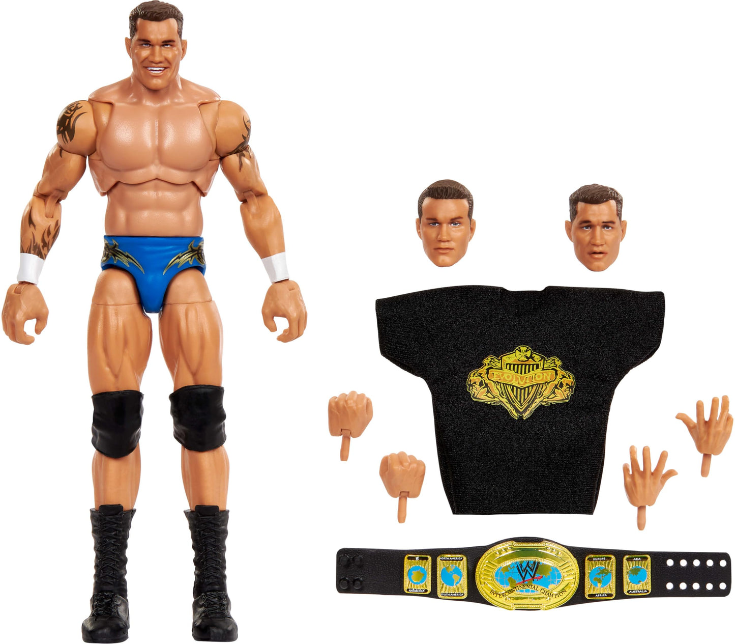 Mattel WWE Coliseum Collection Action Figure 2-Pack, Set with Ultimate Warrior & Honky Tonk Man 6-inch Collectibles & Accessories Including Swappable Parts (Amazon Exclusive)