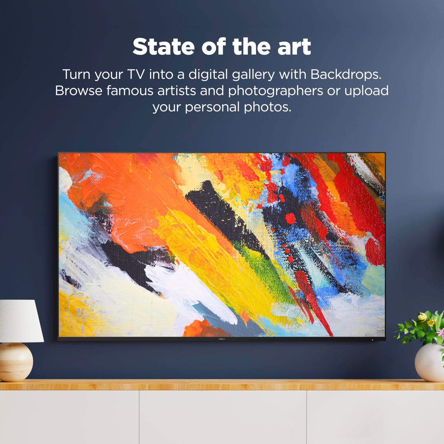 Roku Smart TV – 65-Inch Pro Series 4K QLED RokuTV with Backlit Roku Voice Remote Pro, Dolby Vision IQ, 120Hz Refresh Rate – Live Local News, Sports, Gaming