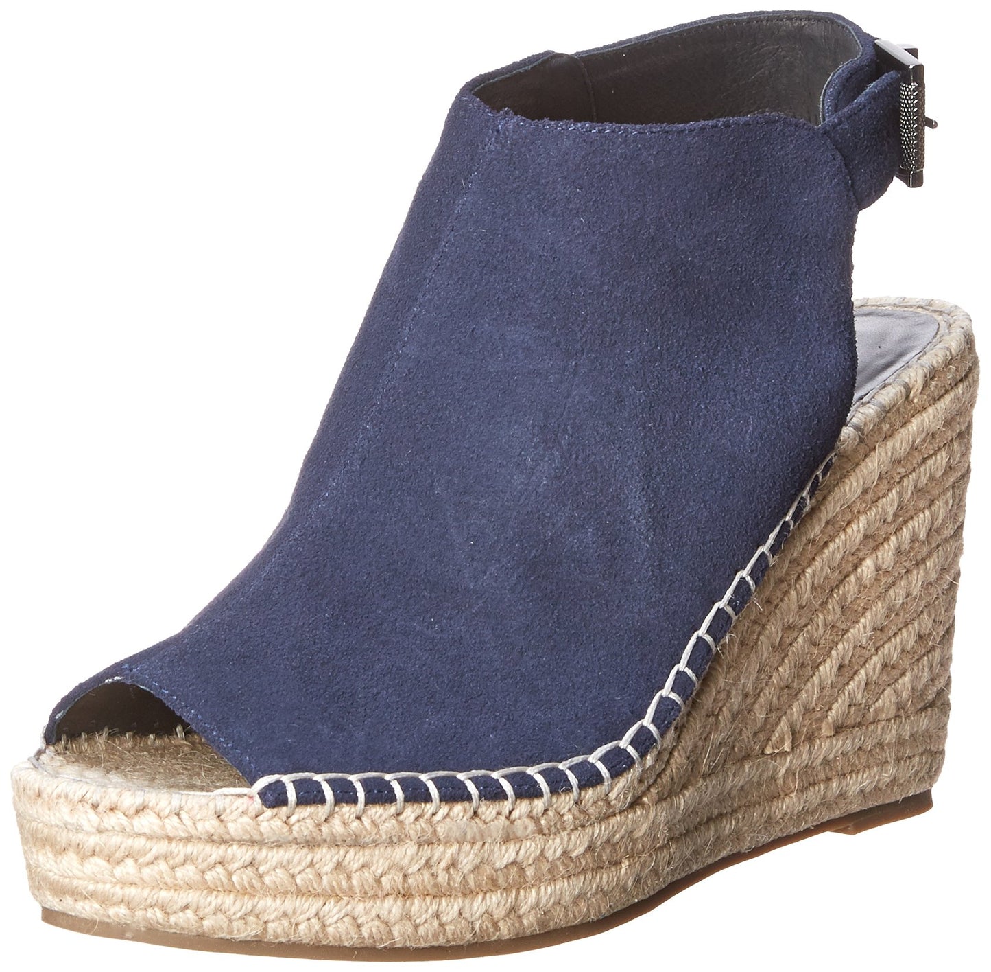 Kenneth Cole Women's Olivia Wedge Sandal, Navy, 9.5 M US