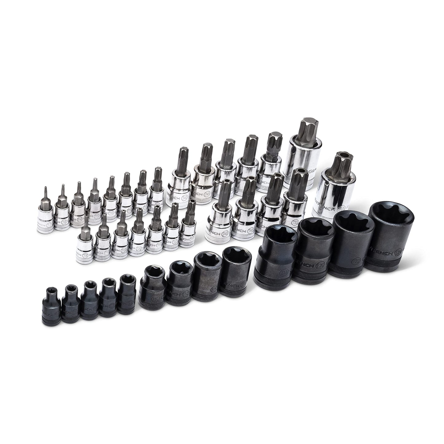 GEARWRENCH 49 Piece 1/4", 3/8", 1/2" Drive Torx Bit Socket Master Set - 89087