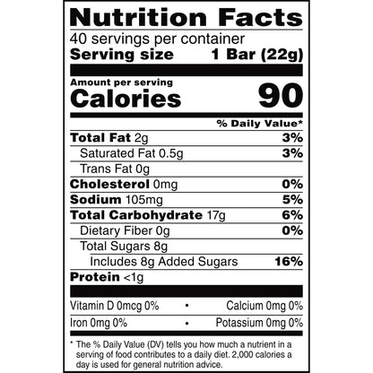 Rice Krispies Treats Crispy Marshmallow Squares, Kids Snacks, Snack Bars, Original, 31.2oz Box (40 Bars)