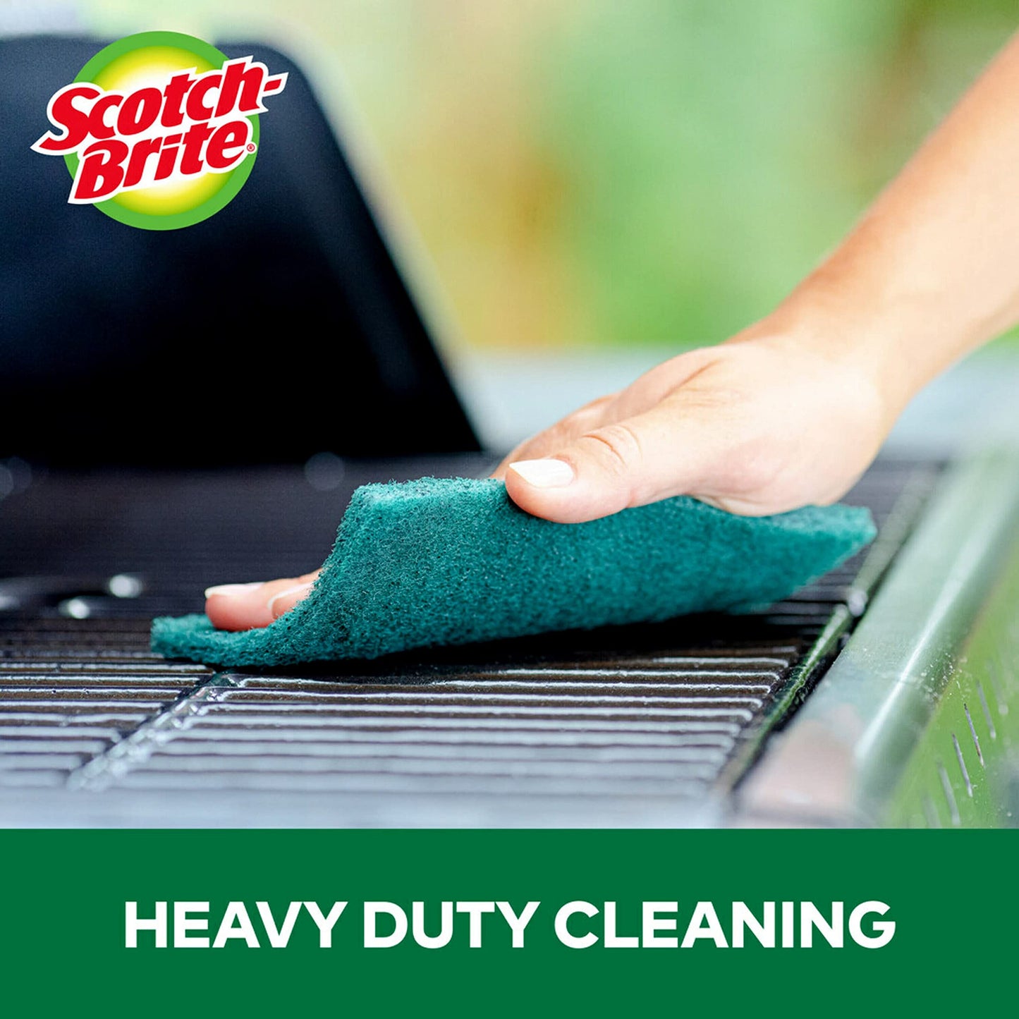 Scotch-Brite Heavy Duty Large Scour Pads, Scouring Pads for Kitchen and Dish Cleaning, 8 Pads